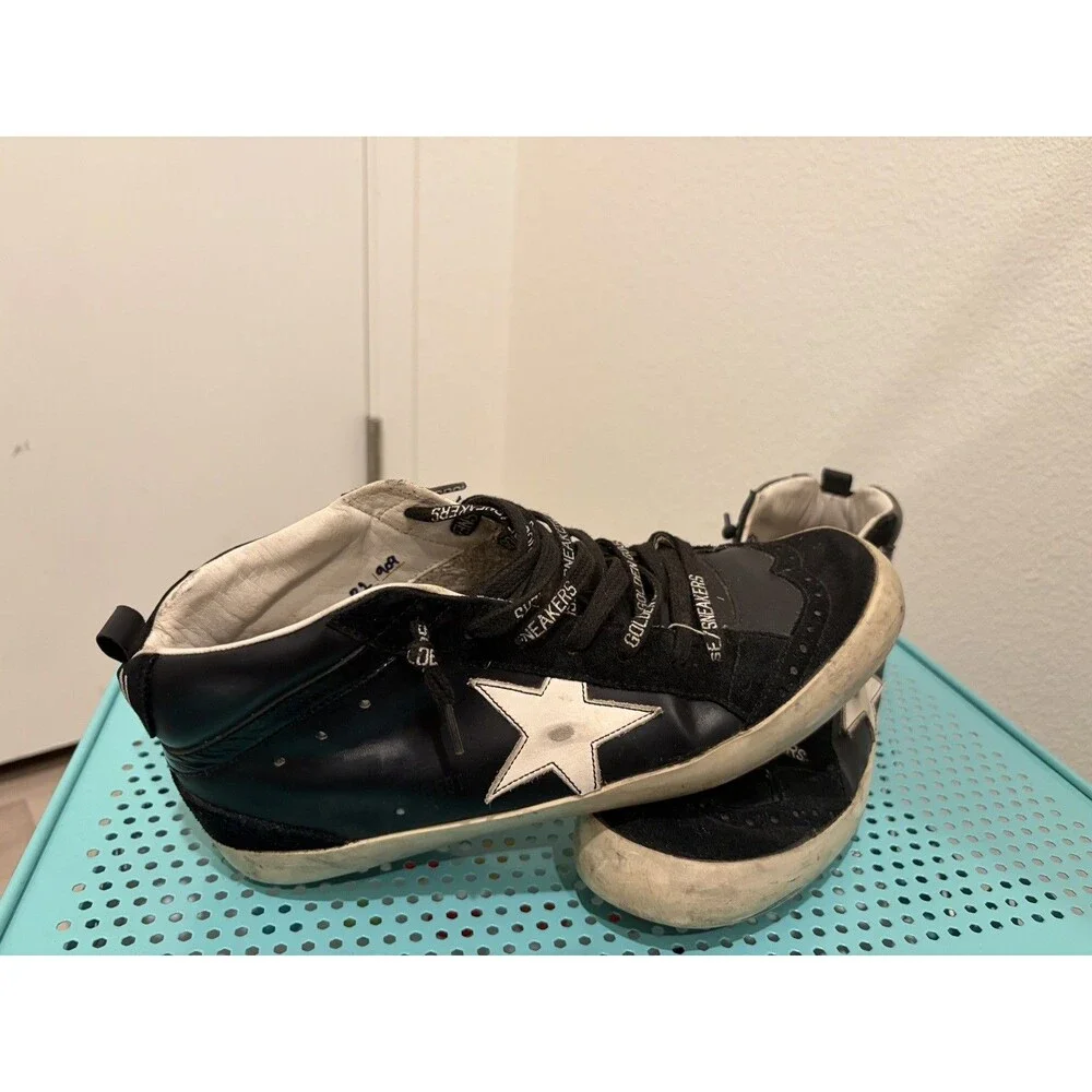 Size 39 - Golden Goose MidStar Black Edition High Top